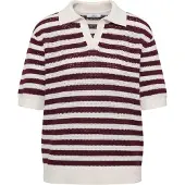 Cecil Kurzarm Poloshirt in Mesh-Qualität Sweet Grape red M