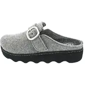 Rohde Hausschuhe Foggia 6117 Damen Platinum-Schuhgröße 43