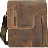 Green Burry GREENBURRY Umhängetasche Vintage Revolver Bag Brown braun