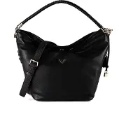 GUESS Jeans Danya Hobo schwarz geflochtener Henkel gold