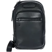 Porsche Design - Roadster Leather Evo Sling Bag Black - Sling Bag ,