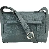 VOi Leder Umhängetasche Gianna Crossbody Bag Mint grüngrau