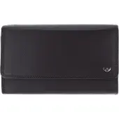 Golden Head Leder Geldbörse Polo RFID Protect Damenbörse 2821 Dunkelbraun
