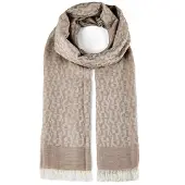 Etienne aigner Tücher & Schals - Unisex shawl 80 x 180 cm - Gr. unisize - in Beige - für Damen