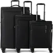 American Tourister Trolley Nitestream 3 PC Set A Black / Grey schwarz 77cm