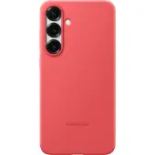 Samsung Original Galaxy S25 Plus Hülle - Silikon - Backcover/Soft Case - Rot