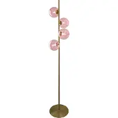 Olucia - REMO - Stehlampe - Rosa / Messing