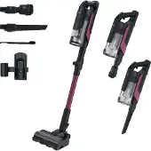 Hoover HF610HX 011, Stabstaubsauger, Beutellos, Magenta, 0,7 l, Trocken, EPA