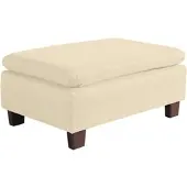 58 aufm Kessel POLSTERHOCKER Kaylil Flachgewebe beige