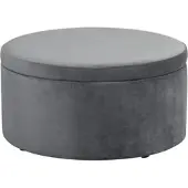 58 aufm Kessel KINDERHOCKER Katyushka Samtvelours graphit