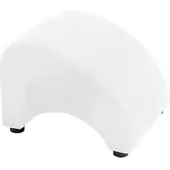 58 aufm Kessel POLSTERHOCKER Kajsa Velourstoff creme