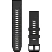 Garmin QuickFit, Band, Smartwatch, Schwarz, Grau, , Approach S60, Approach S62, Approach S70 - 47 mm, D2 Delta, D2 Mach 1, Descent G1, Descent G1..., Silikon