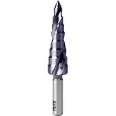 RUKO 9p 5-12 Mm Stufenbohrer Silber Silber One Size