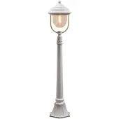 Konstsmide Parma Wegeleuchte weiß lackiertes Aluminium, klares Acrylglas 7225-250