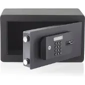 Yale Elektronischer Tresor Klein,YSFB/200/EB1, mit Code & Fingerabdruck, Schwarz