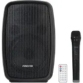 Fonestar AMPLY, 5,08 cm (2"), 20,3 cm (8"), 100 W, Verkabelt & Kabellos, Tragbarer Stereo-Lautsprecher, Schwarz