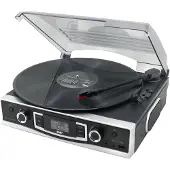 Soundmaster PL590SW, Automatisch, Schwarz, 33,45,78 RPM, DAB+, FM, UKW, USB Typ-A, 3,5 mm