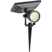 V-TAC Solar LED-Gartenleuchte VT-952, 2 W, 3000 K, IP65, schwarz