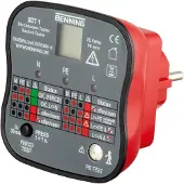 Benning Steckdosentester mit Fingerkontakt SDT 1