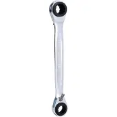 Ks Tools 4 in 1 GEARplus umschaltbar Doppel-Ratschenringschlüssel