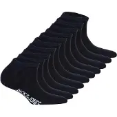 Jack & Jones JACK&JONES Kinder Sneakersocken, 10er Pack - JACDONGO SOCKS, Baumwollmischung, einfarbig