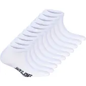 Jack & Jones JACK&JONES Kinder Sneakersocken, 10er Pack - JACDONGO SOCKS, Baumwollmischung, einfarbig
