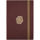 BOSS Burgunderfarbenes DIN-A5-Notizbuch mit Double-B-Monogramm Grösse ONESI