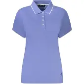 North sails Kurzarm-Poloshirt Für Damen Blau