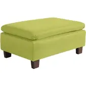 58 aufm Kessel POLSTERHOCKER Kaylil Flachgewebe apfel