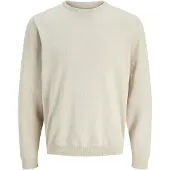 Jack & Jones Rundhalspullover "JJEBASIC KNIT CREW NECK NOOS" Baumwolle, regular fit