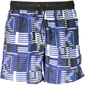 Karl Lagerfeld Blu Polyester Männer Badeboxer