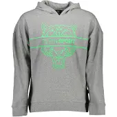 Plein sport Herren grauer Baumwollpullover