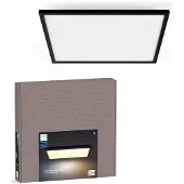 Philips Hue Aurelle White Ambiance Viereckig Groß Schwarz