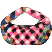 Desigual Plüschtasche Schwarz: Elegant & Vielseitig mit verstellbarem Gurt