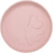 Muumi Silikonteller, Hagebutte rosa