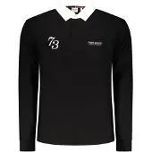 Pepe Jeans Herren-Poloshirt, langärmelig, schwarz