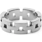 Daniel Wellington - Charming 3-Link Steel Ring DW0040102 - Circuit: 62 mm