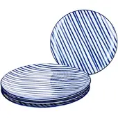 Ritzenhoff & Breker 4er Set Speiseteller 27cm Streifen Seaside - Ritzenhoff 270228