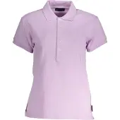 North sails Rosa Damen-Poloshirt aus Baumwolle mit Logo und 5 Knöpfen