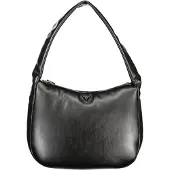 GUESS Jeans Sunetra Hobo schwarz Dreieck goldfarben Zip