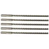 Milwaukee Milwauk 5 Stück SDS-Plus Bohrer 10 x 165 mm, Nickel