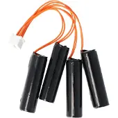 AccuCell Speicherbatterie 4x 3,6V ersetzt Motoman HW0470360-A - 2600 mAh