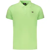 NORWAY 1963 Klassisches Grün Kurzarm-Poloshirt Herren mit Applikation & Logo