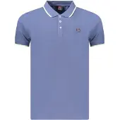 NORWAY 1963 Norwegen 1963 Blaues Baumwoll-Herren-Polo-Shirt