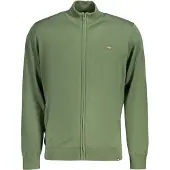 NORWAY 1963 Norwegen 1963 Verde Baumwoll Herren Cardigan