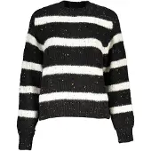 Desigual Schwarzer Acryl Damenpullover mit Rollkragen