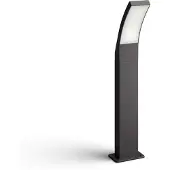 Philips Splay Sockel-/Wegeleuchte, 12 W, Außensockel-/Pfostenbeleuchtung, Anthrazit, Metall, IP44, Terrasse, Garten, I
