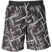 Karl Lagerfeld Nero Polyester Herren Badeshorts