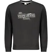 Pepe Jeans für Herren. PM5800066 Sweatshirt Gus schwarz (M), Lässig, Baumwolle