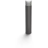 Philips White Lucca Outdoor Wegeleuchte anthrazit, Intelligente Sockel-/Pfostenbeleuchtung, Bluetooth/Zigbee, Anthrazit, LED, Aluminium, E27